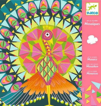 Ügyességi játékok - Djeco-Mozaic-Coco-Set-indemanare-si-cifre-copii