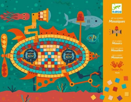 Játékok 6 éves kortól - Djeco-Mozaic-La-volan