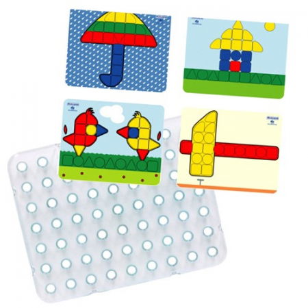 Játékok 2 éves kortól - Miniland-Mozaic-gigant-Miniland