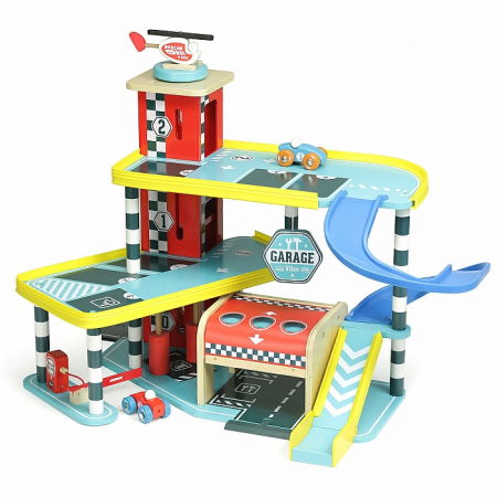 Oktató játékok - Vilac-Parcare-cu-Masinute