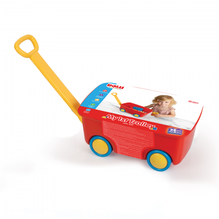 Játékok 0-2 éves korig - Dolu Primul meu carucior cu cuburi