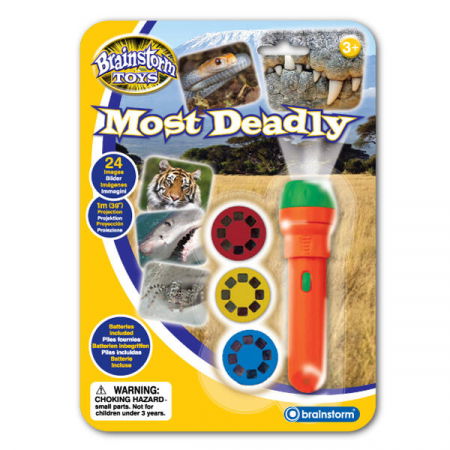 Játékok 3 éves kortól - Brainstorm-Proiector-tip-lanterna-Animale-periculoase