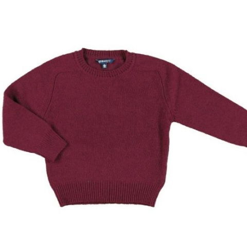 Jucarii 1-3 ani - Mayoral-Pulover visiniu din lana (310), 80 cm / 1 an