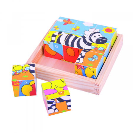 BigJigs - BigJigs-Puzzle-cubic-safari