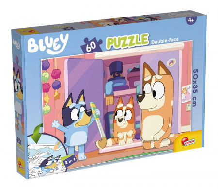 Kirakós játékok - Lisciani Puzzle de colorat maxi - Bluey 60 de piese