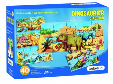 Kirakós játékok - Beleduc-Puzzle-de-podea-Dino