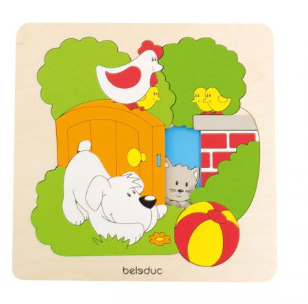 Kirakós játékok - Beleduc-Puzzle-Descopera-Gradina