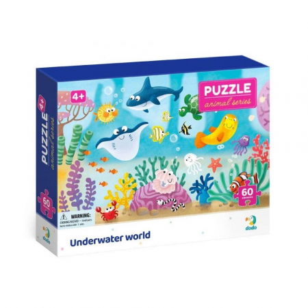 Kirakós játékok - Dodo Puzzle - Distractie cu animalute marine 60 piese 