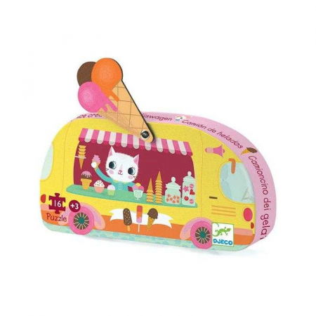 Klasszikus kirakós - Djeco-Puzzle-Masina-de-inghetata