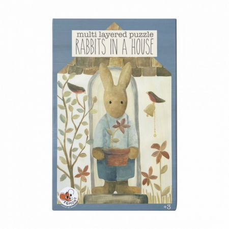 Ajándékok 2 éves gyerekeknek - Egmont Toys Puzzle familia de iepurasi Egmont Toys