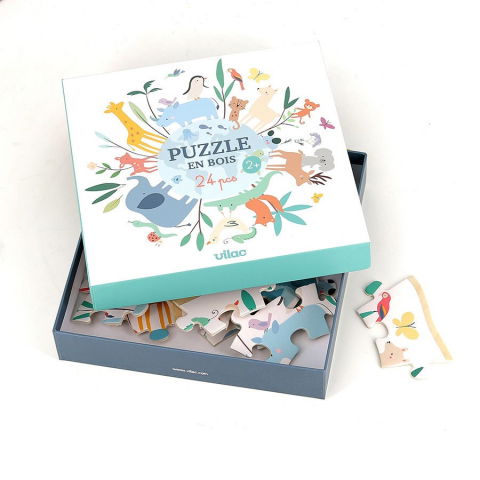 Fa puzzle - A világ körül - Sarah Betz