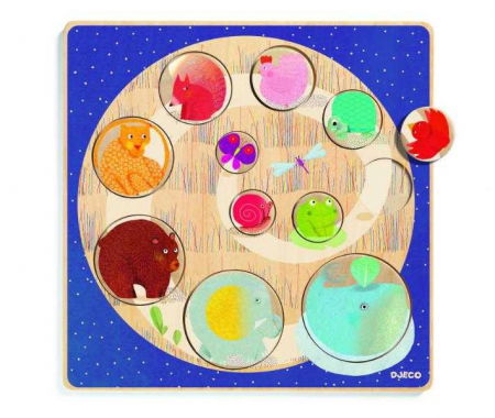 Ajándékok 4 éves gyerekeknek - Djeco Puzzle mic-mare Djeco