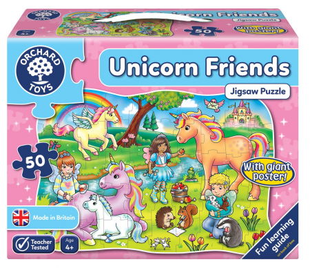 Oktató játékok - Orchard-Toys-Puzzle-Prietenii-Unicornului-UNICORN-FRIENDS