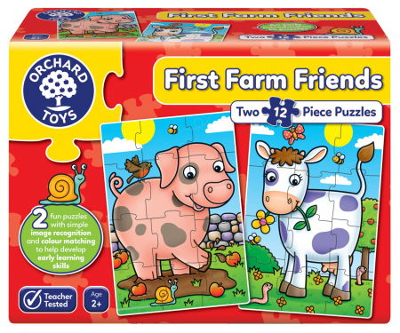 Jucarii 1-3 ani - Orchard-Toys-Puzzle-Primii-Prieteni-de-la-ferma-First-Farm-Friends