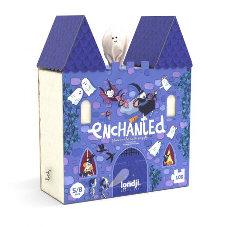 Ajándékok 7 éves gyerekeknek - Puzzle reversibil Castelul bantuit, Londji