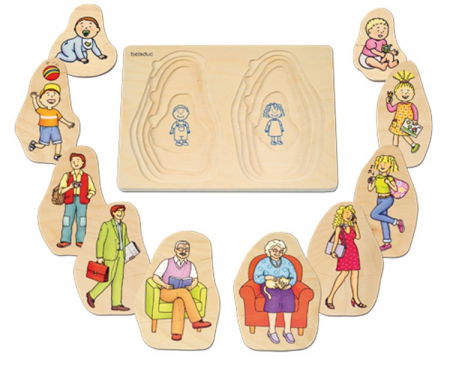 Klasszikus kirakós - Beleduc-Puzzle-stratificat-Bunica-si-Bunicul