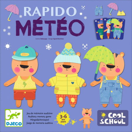 Memóriajátékok - Djeco Rapido Meteo joc de memorie Djeco