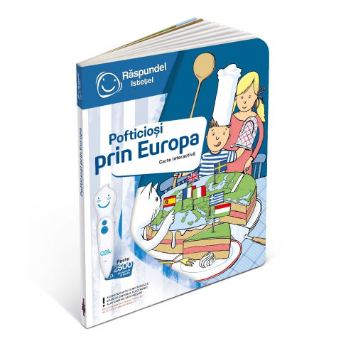 Játékok 6-8 éveseknek - Raspundel Istetel, carte Pofticiosi prin Europa