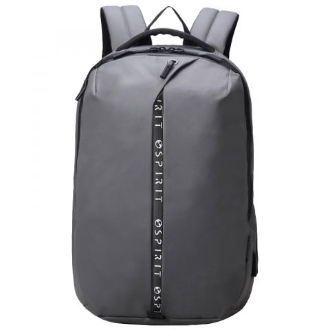 Játékok 3-5 éveseknek - Rucsac Spirit Tech Shell, buzunar laptop,port USB, Gri, 48x31x20 cm