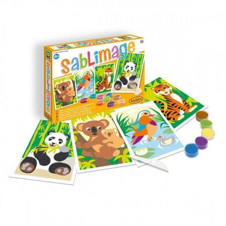 Jucarii Creativitate - Sentosphere-Sablimage-Animale-in-Pericol