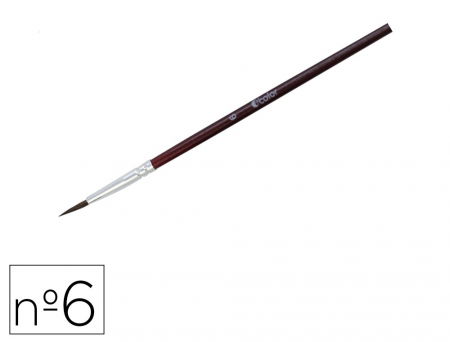 Kreativitást fejlesztő játékok - OColor-Set 10 pensule rotunde nr 6, din par de ponei