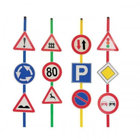 Cadou copii 8 ani - Active Play Set 12 semne de circulatie B