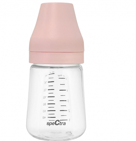 Anya és gyerek - Set 2 biberoane PA anticolici premium cu tetina S, roz (160 ml)