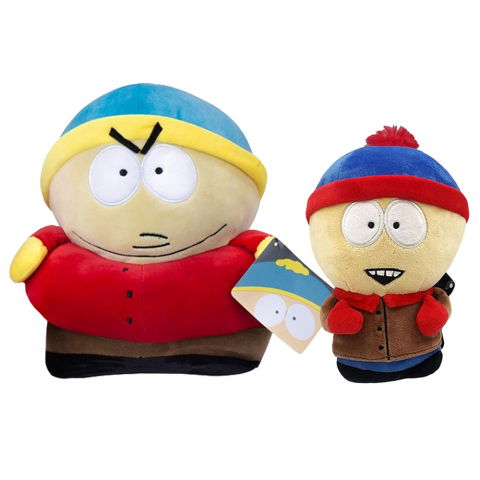 Játékok 3-5 éveseknek - Set 2 jucarii din plus Eric Cartman 17 cm si Stan Marsh 15 cm (Khadou), South Park