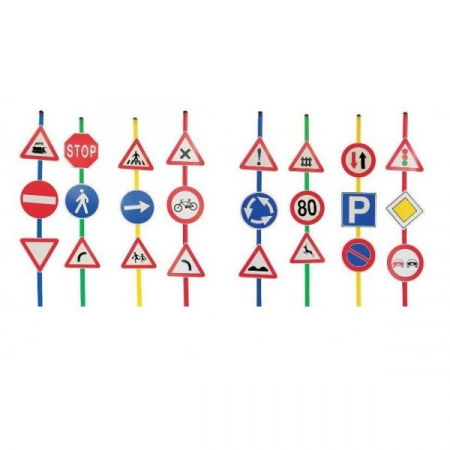 Kerti játékok - Active Play Set 24 semne de circulatie A+B