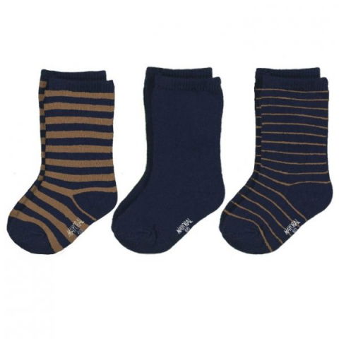 Jucarii 1-3 ani - Mayoral-Set 3 perechi sosete, Bleumarin/Maro (10103), 12 luni