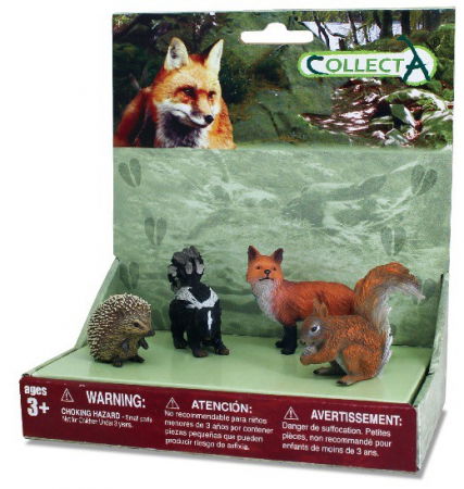 Black Friday játékok - Collecta-Set-4-figurine-Animale-din-padure-Collecta