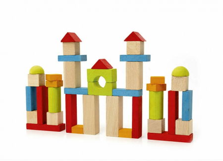 Építőkockák - Jeu-Jura-Set-40-cuburi-de-construit-Jeujura