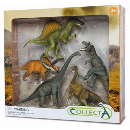 Szezonális játékok - Collecta-Set-5-figurine-preistorice-Collecta