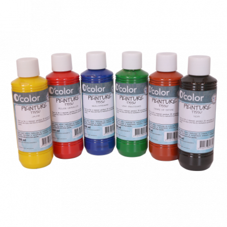 Iskolai felszerelések - OColor Set 6 culori pentru pictura pe materiale textile