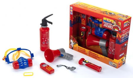Minden játék - Klein-Set-7-piese-accesorii-pompier