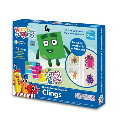 Cadouri 3 ani - Hand2Mind-Set activitati cu abtibilduri reutilizabile - Numberblocks
