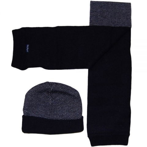 Jucarii 1-3 ani - Mayoral-Set caciula & fular bleumarin (10105), 12 luni