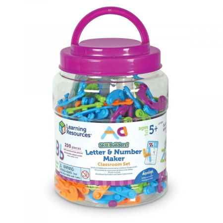 Keresztelő ajándékok - Learning Resources Set constructie - Litere si cifre