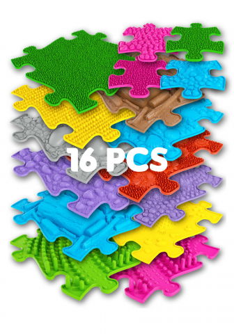 Ajándékok gyerekeknek - Set covorase ortopedice senzoriale puzzle Huge 2A Muffik