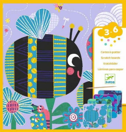 Djeco - Djeco-Set-creativ-de-razuit-Insecte-prietenoase