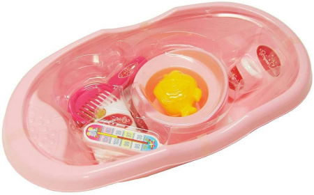 Ajándékok 3 éves gyerekeknek - Klein-Set de baie cu accesorii pentru papusi Coralie