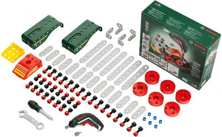 Ajándékok 4 éves gyerekeknek - Klein-Set-de-constructie-cu-bormasina-Bosch-pentru-copii