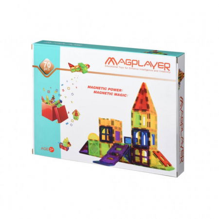 Szezonális játékok - Magplayer-Set-de-constructie-magnetic-70-piese