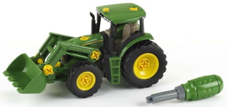 Játékok 3-5 éveseknek - Klein-Set-de-constructie-tractor-John-Deere-Set-de-indemanare
