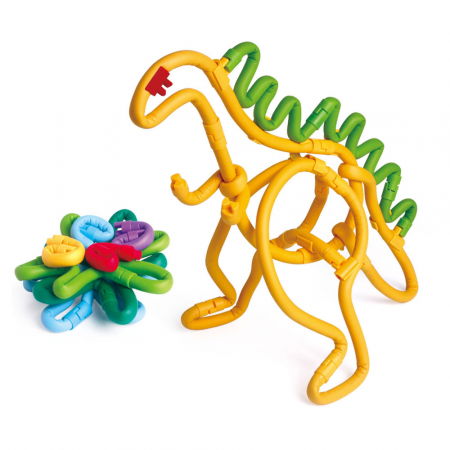 Építő készletek - Clicstoys-Set de construit cu magnet Spaghetteez 70 piese