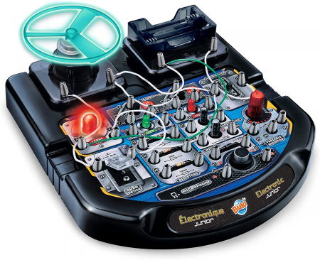 Oktató játékok - Buki-France-Set-de-electronica-pentru-copii-Micul-electronist