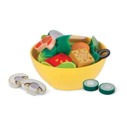 Játékok 3 éves kortól - Melissa-Doug-Set-de-joaca-din-lemn-Salate-delicioase