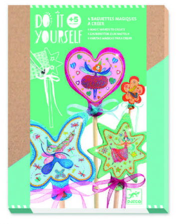 Ajándékok 5 éves gyerekeknek - Djeco-Creaza-ti-propria-bagheta-de-zana-Set-indemanare-si-creativitate