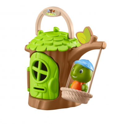 Ajándékok 2 éves gyerekeknek - Klorofil Set Joc Cabana din Copac cu figurina Klorofil