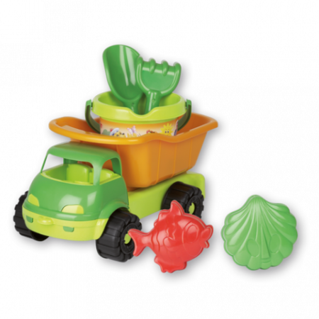 Cadouri botez - Androni Giocattoli Set jucarii apa si nisip cu basculanta si galetusa Poppy